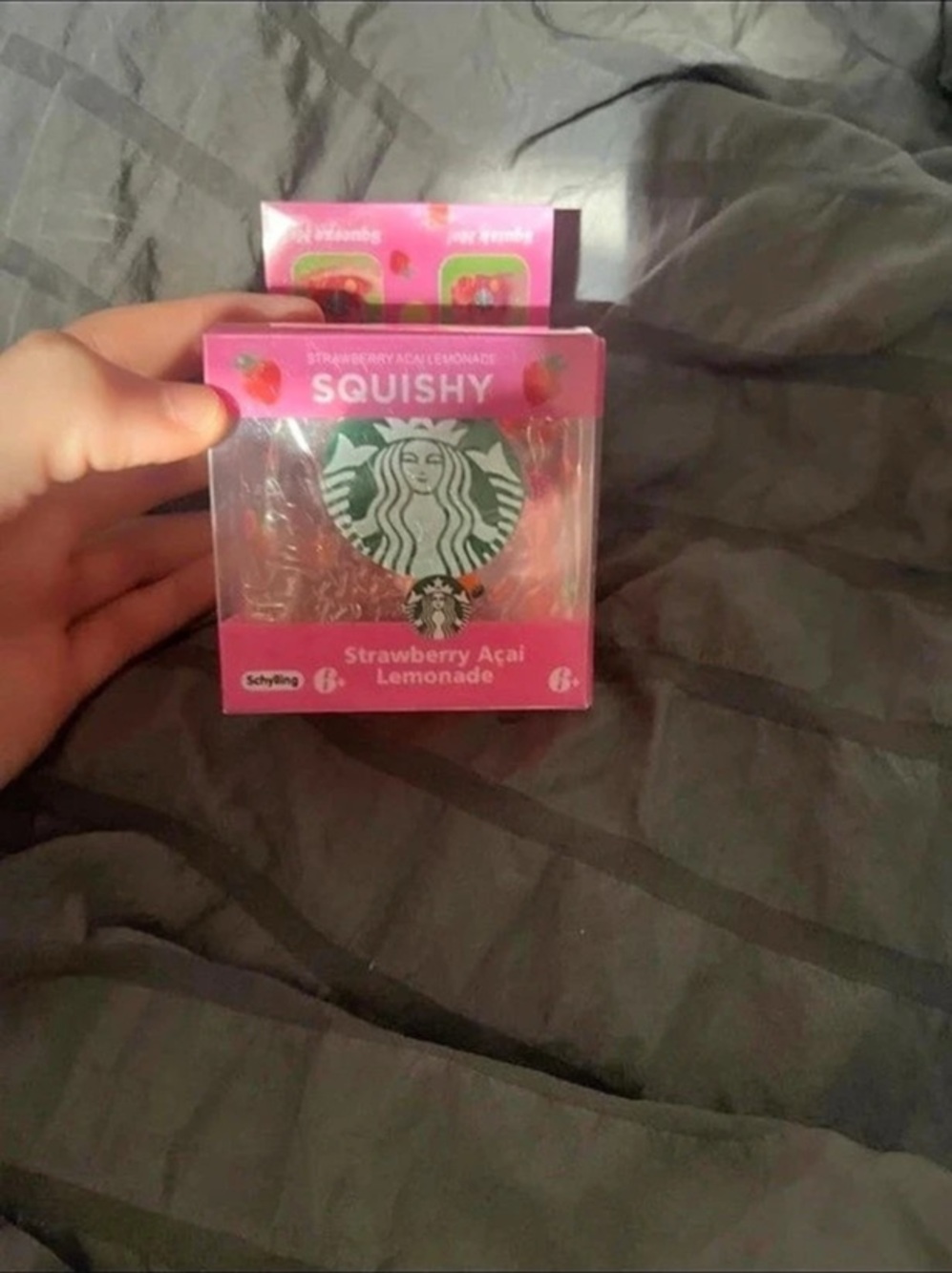 Starbucks Squishy Strawberry Acai Lemonade Squishy Toy Pink NWT